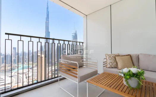 Unique offer at high floor  it comes vacant and fully furnished